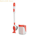 Whale Toilet Brush with Holder & Liquid Dispenser – Long Handle
