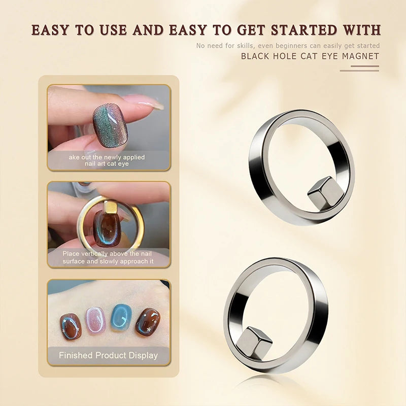 Cat Eye Ring Magnet for Gel Nail Art – DIY Manicure Tool