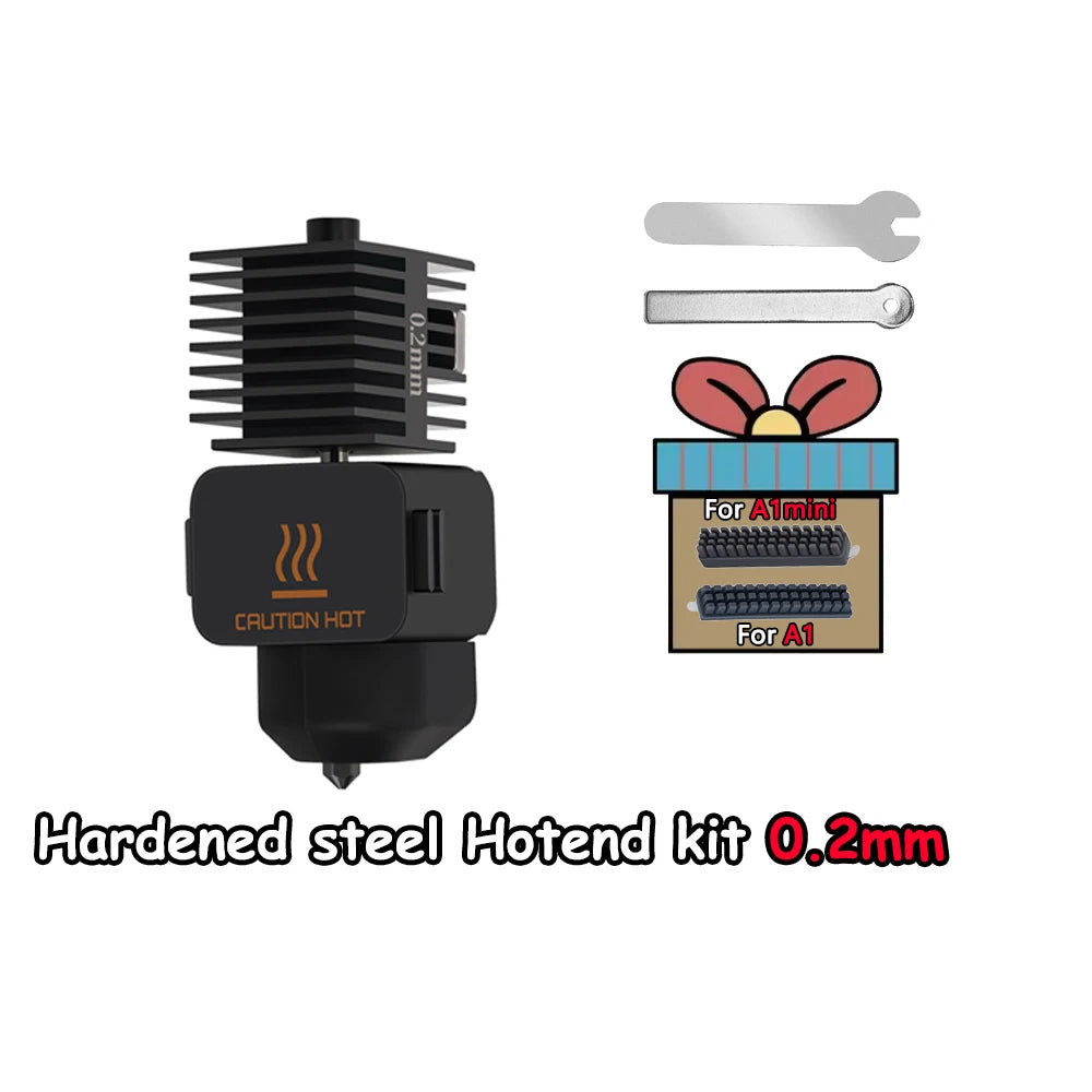 Sprouture Lab V2 Hotend & Steel Nozzle Kit – Bambu Lab A1 / A1 Mini