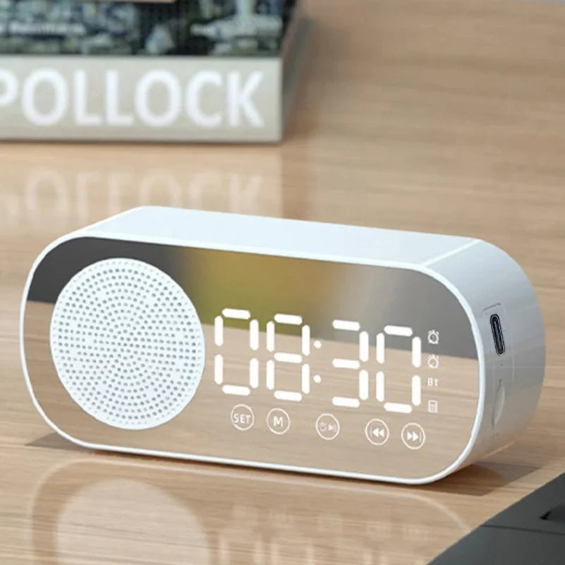 VIBE Wireless Bluetooth Speaker Smart Alarm Clock Subwoofer