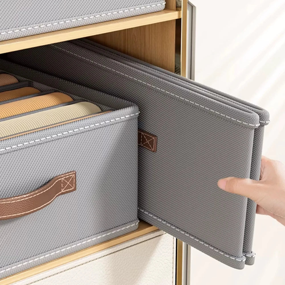 Foldable Wardrobe Organizer 14/16 Grid – Pants & Clothes Box