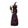 Autumn Witch Figurine Set – Fall Harvest Resin Statue Decor