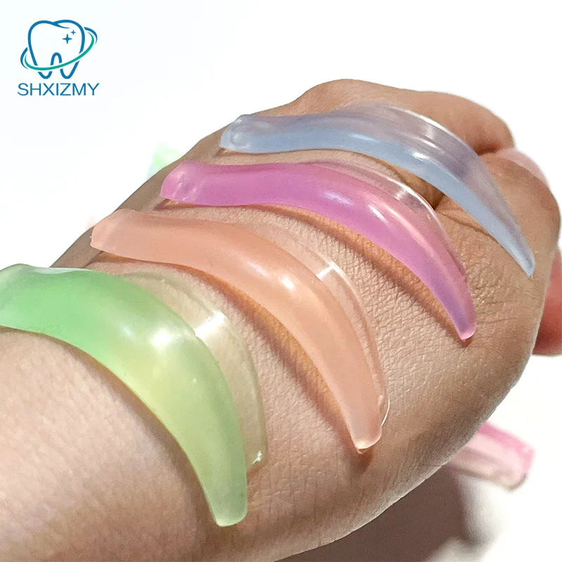 4 Pairs Reusable Silicone Lash Lift Shield Pads – Jelly Color