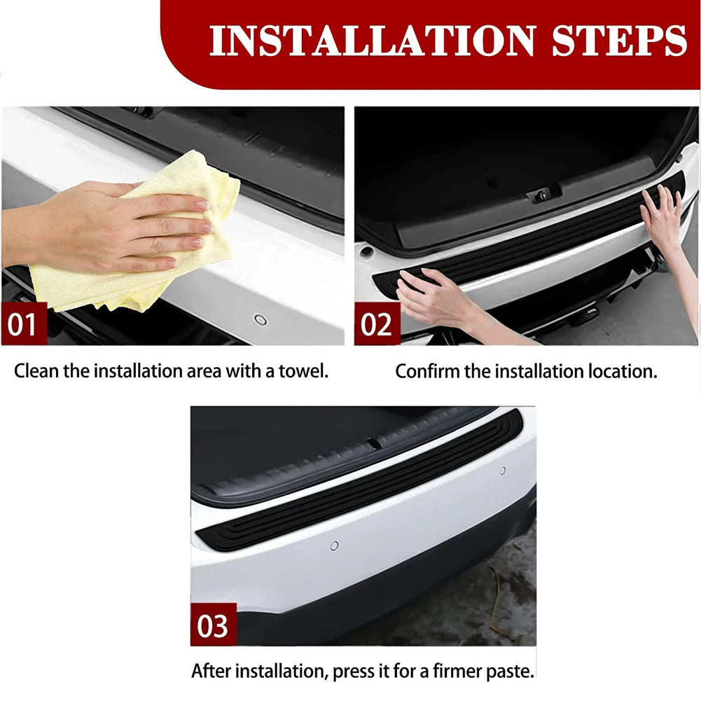 Anti-Scratch Car Trunk Door Sill Protector Bumper Guard