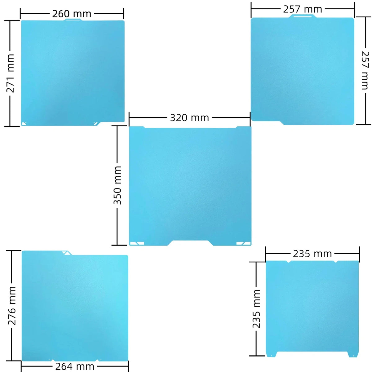 Glacier Cold Plate for Bambu Lab A1 P1 X1 Creality K1 Ender 3