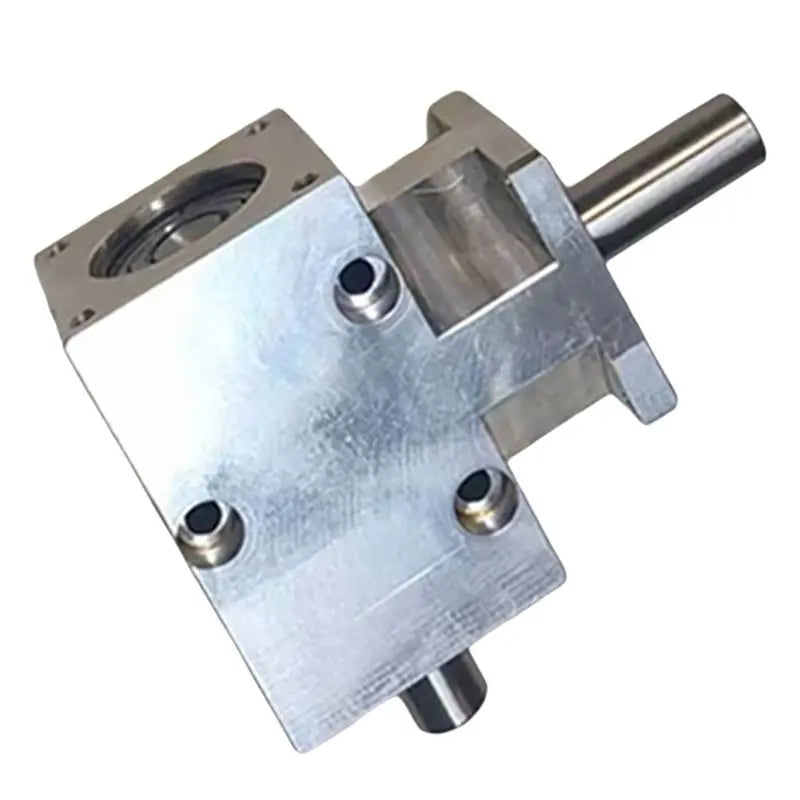 1:1 Small Angle Gearbox Dual Output Spiral Bevel Gear 12MM