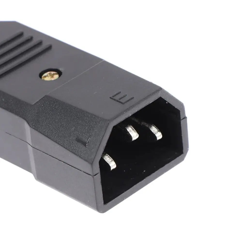C13 C14 Rewirable AC Power Connector 3-Pin 10A 250V Plug Socket