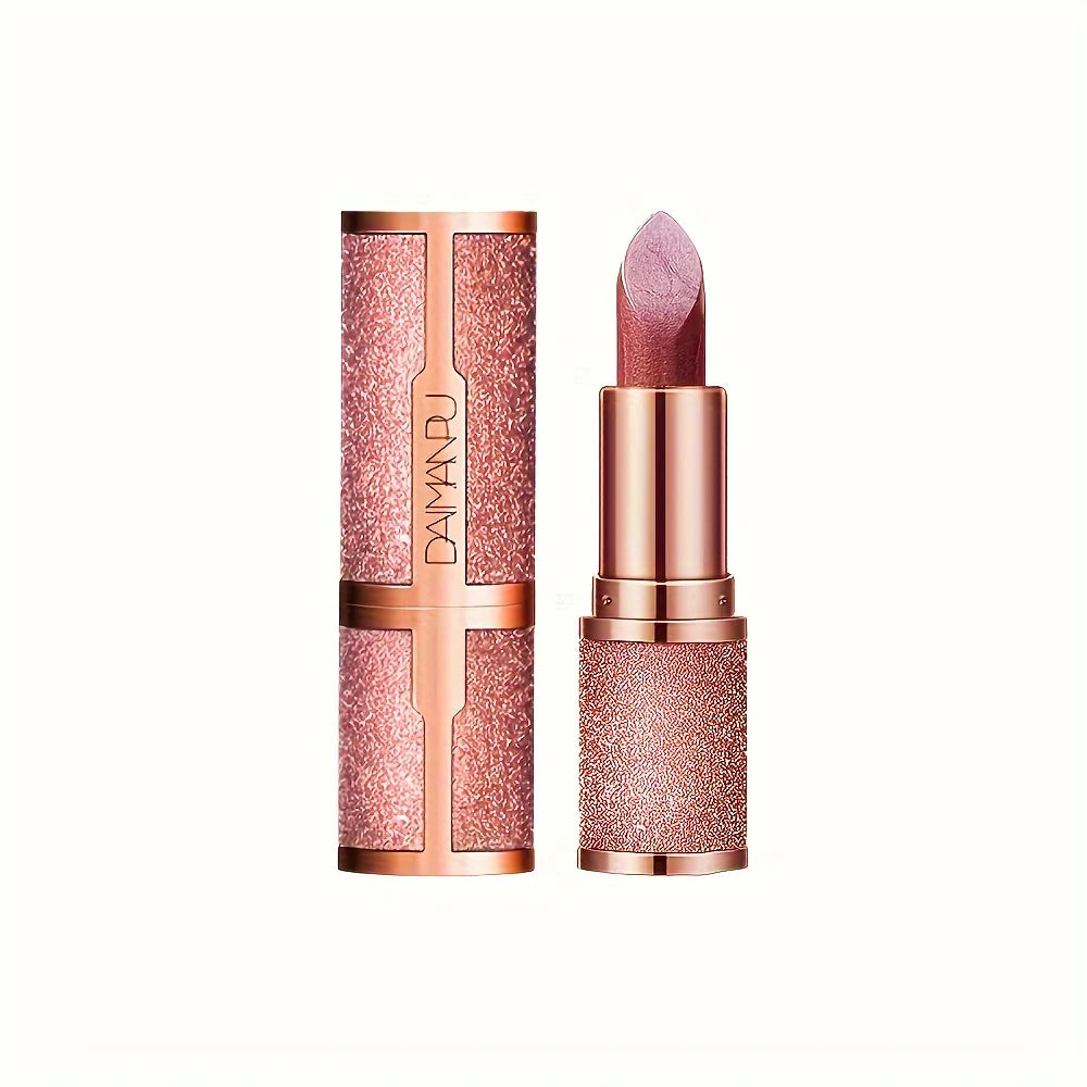 VIBE Rose Smoke Velvet Glossy Lipstick – Waterproof Shimmer