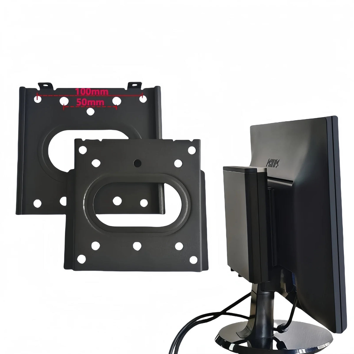 HP ProDesk Mini PC Wall Mount Rack – G2–G8 DM Back Bracket