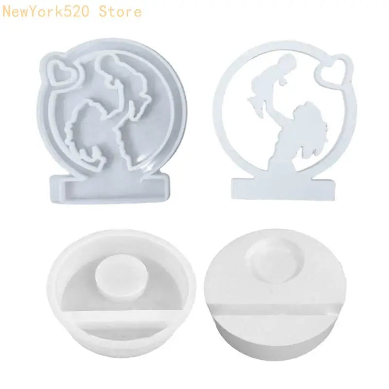 Silicone Resin Molds – DIY Candle Holder & Gypsum Ornaments