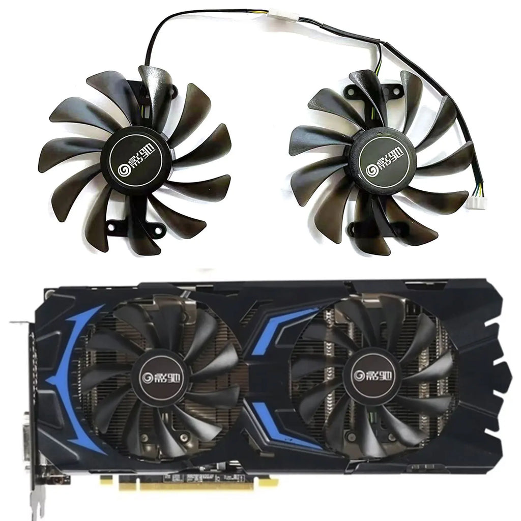 95mm 4-Pin GPU Fan for GTX 1070 1070Ti 1080 KFA2 Galaxy
