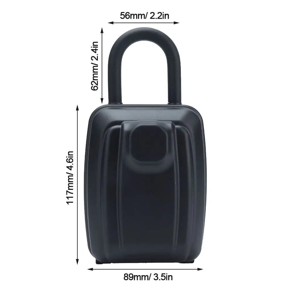 Wall Mounted 12-Digit Combination Key Lock Box – Aluminum