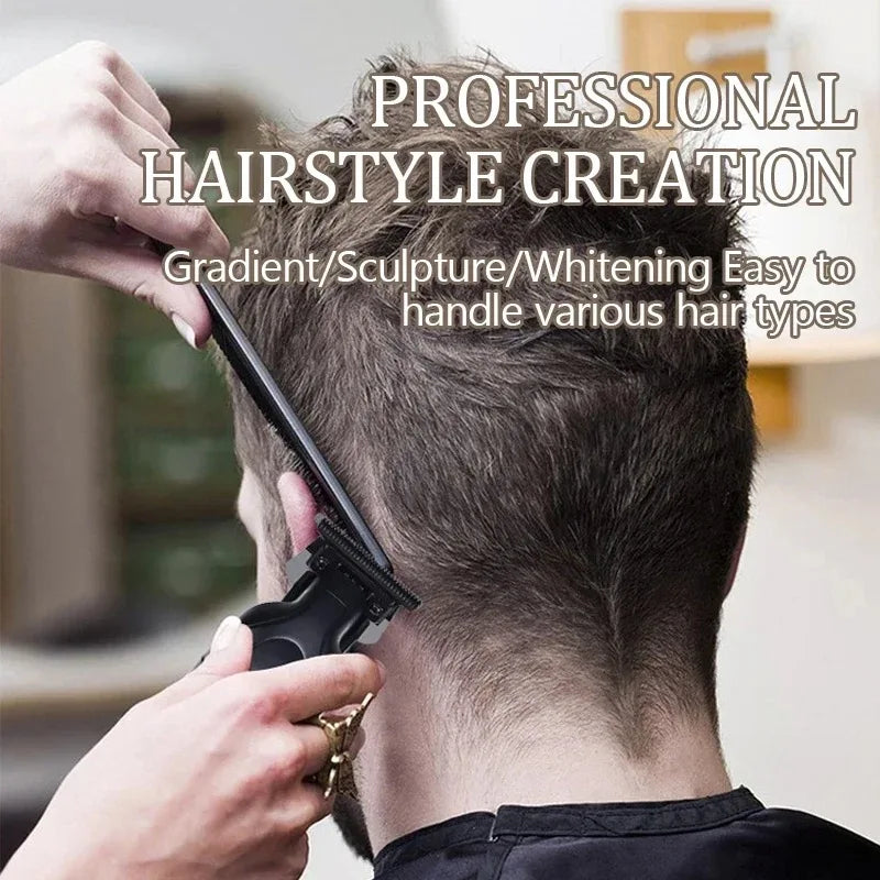 Kemei KM-2299 Cordless Hair Trimmer Clipper with Base