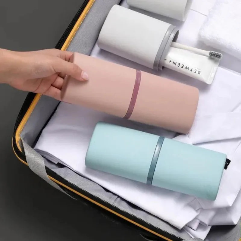 Portable Travel Toothbrush & Toothpaste Holder – Camping Case