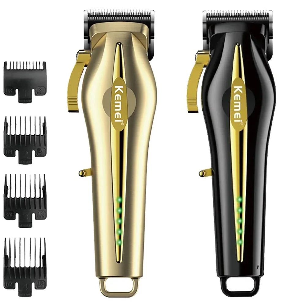Kemei KM-1450 Cordless Hair Clipper USB Rechargeable Trimmer