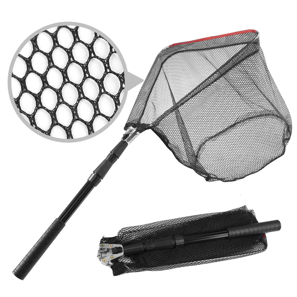 130CM Telescopic Fishing Landing Net – Saltwater & Freshwater