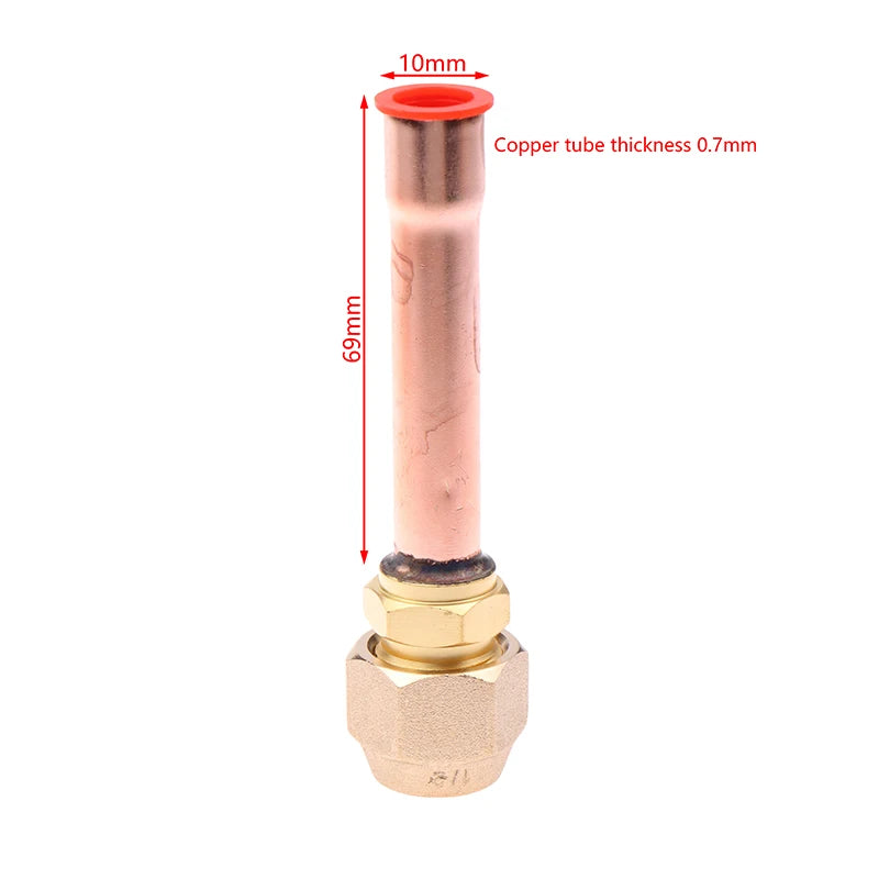 Copper AC Pipe Brass SAE Threaded Connector Fitting Adapter