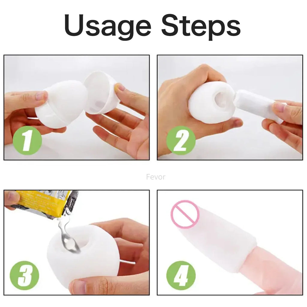 OREADEX 6-Pack Mini Masturbator Eggs – Soft TPE Pocket Stimulator