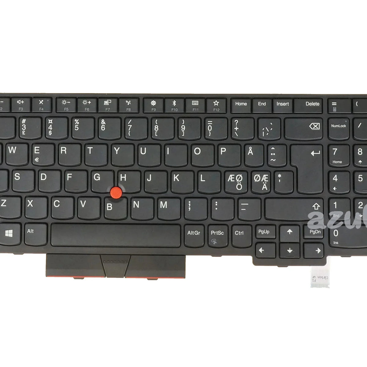 Lenovo ThinkPad P51s Keyboard Replacement – Nordic Bulgarian