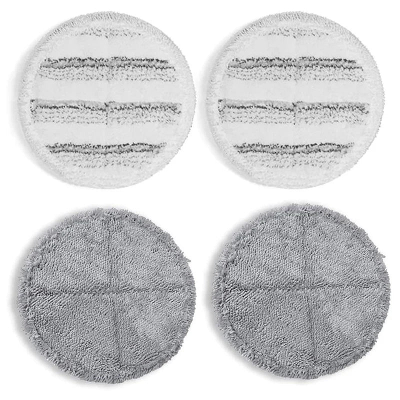 4-Pack Microfiber Replacement Mop Pads for GOBOT Floor Scrubber