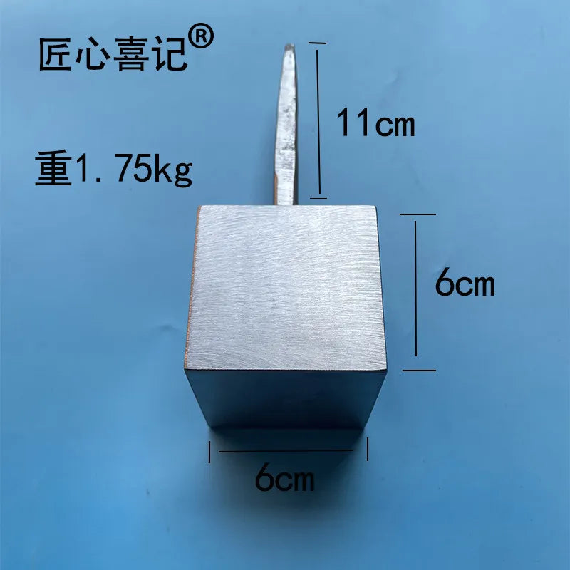VIBE 6cm Carbon Steel Anvil – Square & Pointed Horn