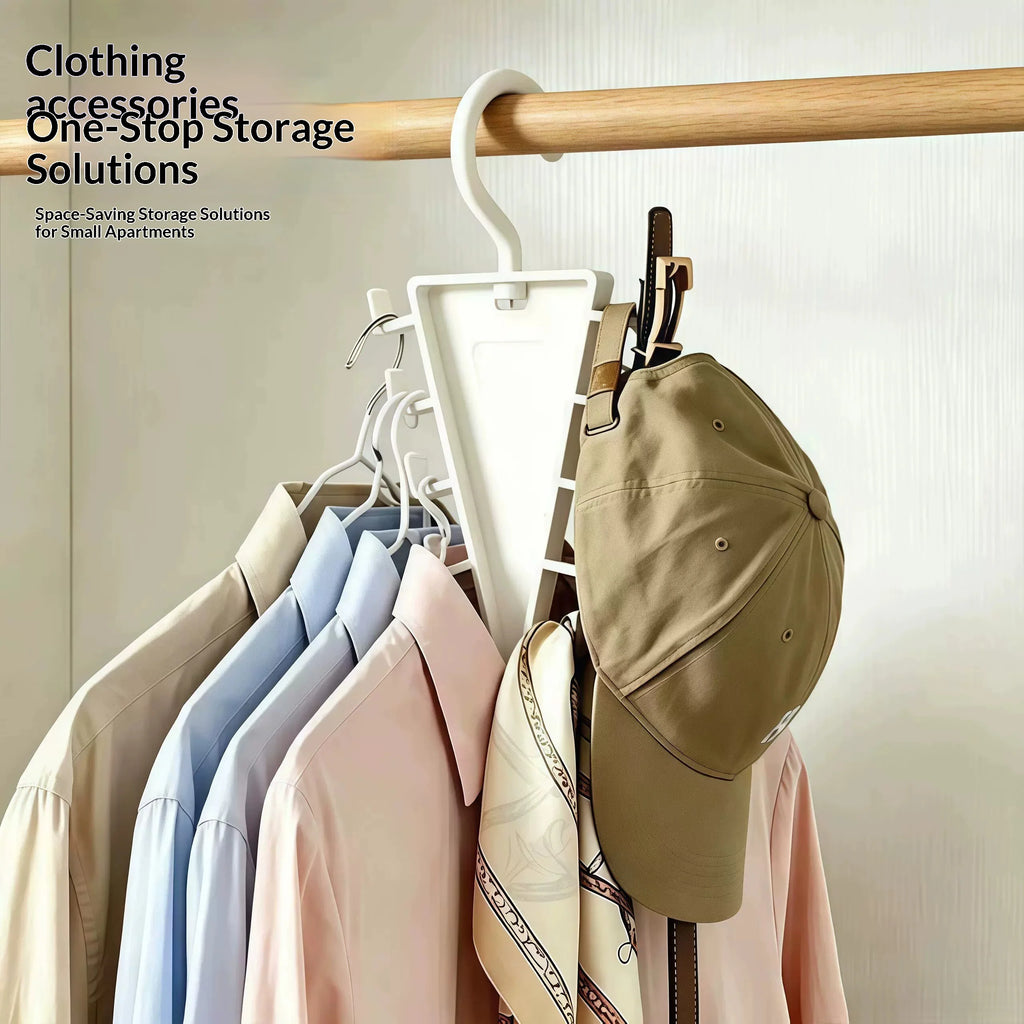 V-Shape 12-Hook Closet Hanger – Space-Saving Wardrobe Organizer