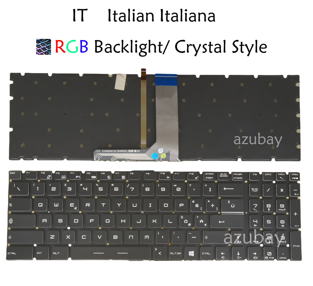 RGB Backlit MSI GE62 GE72 GF62 GF72 GP63 Replacement Keyboard