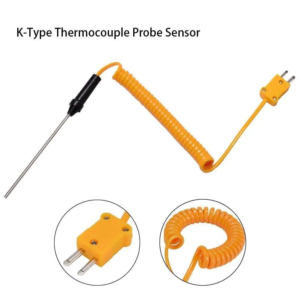 K-Type Fiberglass Thermocouple Probe -50°C to 150°C TM902C