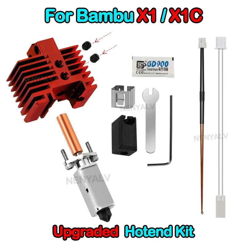 TZ 2.0 Bimetal Hotend Kit for Bambu Lab X1 X1C P1P P1S