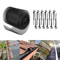 Mesh Gutter Guard Leaf Protection Net – 2 Rolls + 30 Nails