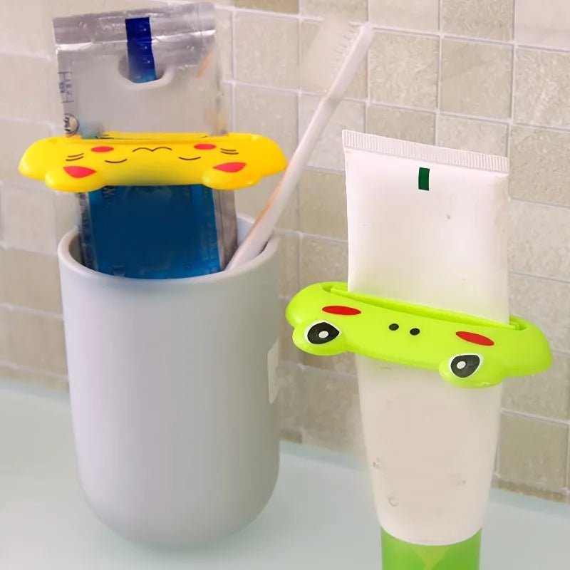 Squeeze Toothpaste Dispenser Clip – Tube Squeezer Bathroom Tool