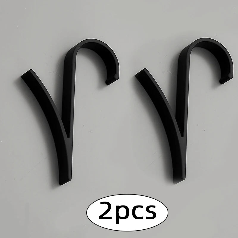 Aluminum Radiator Rail Hooks – Clip-On Towel & Coat Hangers