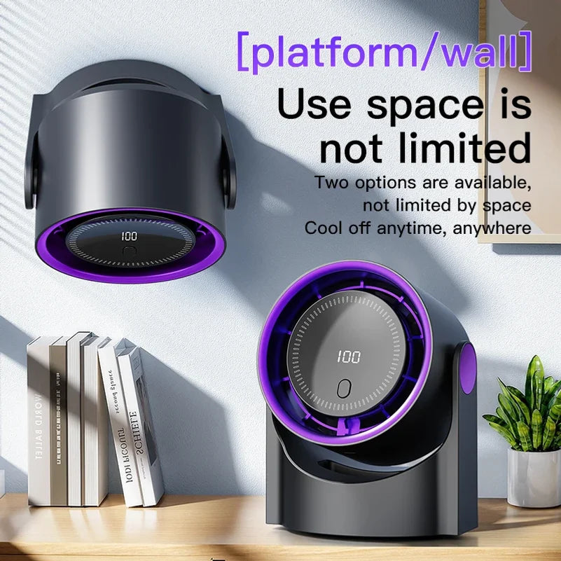 Wireless Portable Air Circulator Fan – Desktop Wall Ceiling