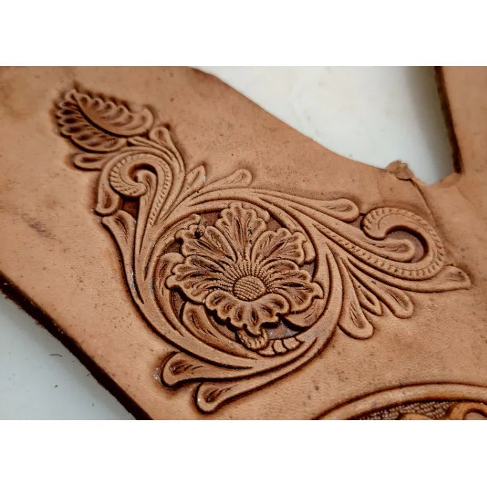 3D Arabesque Corner Flower Leather Embossing Mold – Aluminum