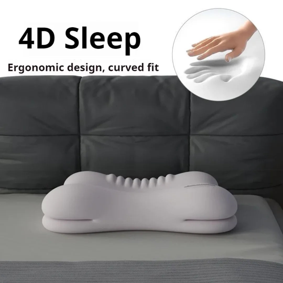 Ergonomic Memory Foam Pillow – Multi-Zone Support, All Sleepers