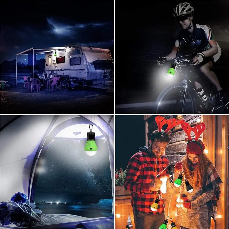 LED Camping Lantern 4-Pack – Waterproof Portable Outdoor Light