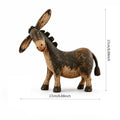 Rustic Donkey Figurine – Farmhouse Tabletop Decor Ornament