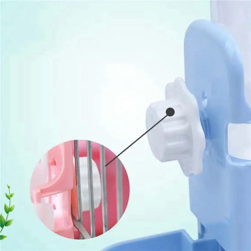 3-Pack 500ml Cage Hanging Bird & Pet Water Dispenser