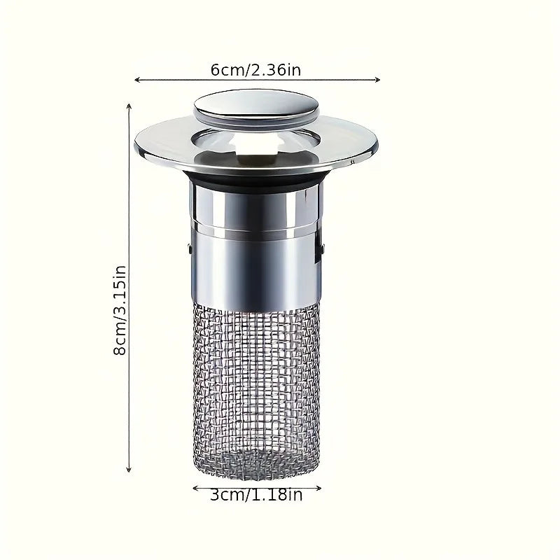 Hair Catcher Drain Filter Mesh – Bathroom & Kitchen Sink