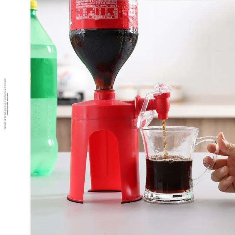 Upside Down Soda & Water Bottle Dispenser Tap Gadget