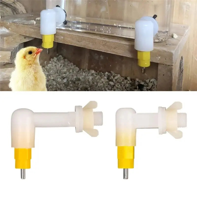 10-Pack Automatic Chicken Water Nipple Drinkers – Leak-Proof