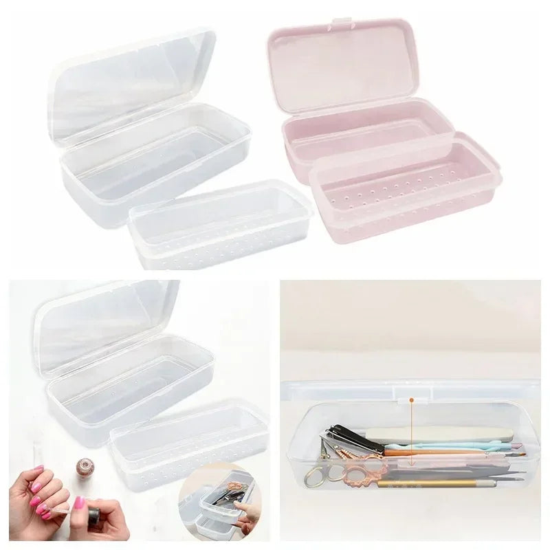 Nail Sterilizer Tray Disinfection Box for Manicure Tools