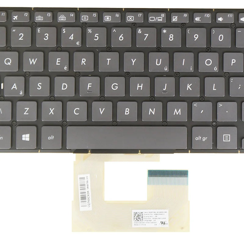 UK Laptop Keyboard for Asus Q525UA UX561UA UX561UN Q505UA