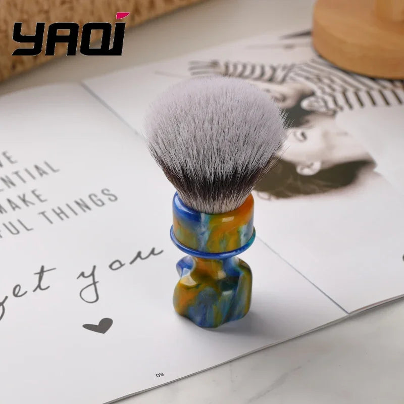YAQI Starry Night 28mm Synthetic Wet Shaving Brush for Men