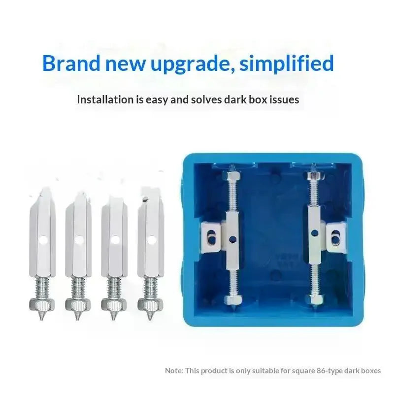 10-Pack 86-Type Wall Socket Box Repair Kit with Wrench