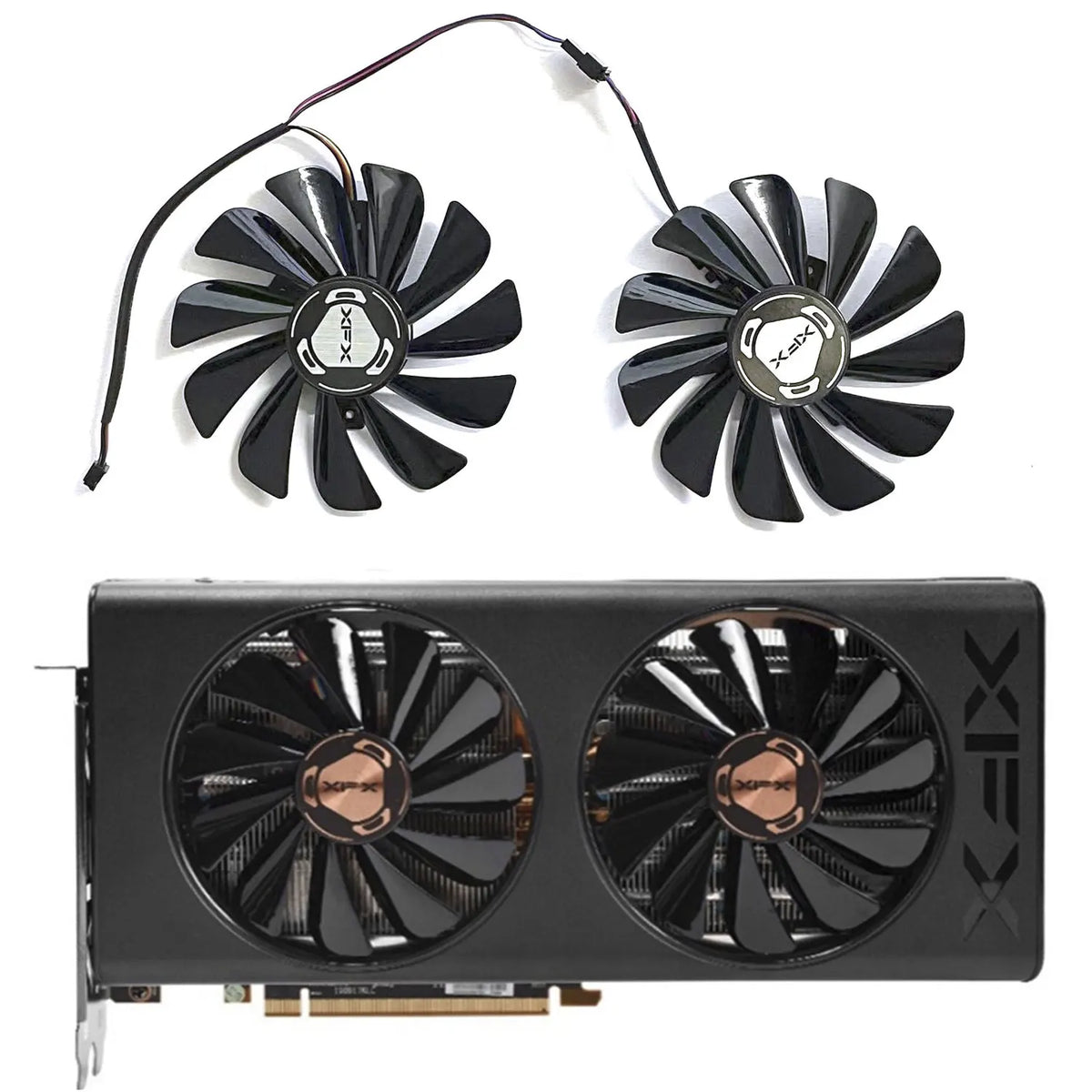 XFX RX 5700 XT 5600 XT GPU Cooling Fan FDC10U12S9-C 95mm 4-Pin