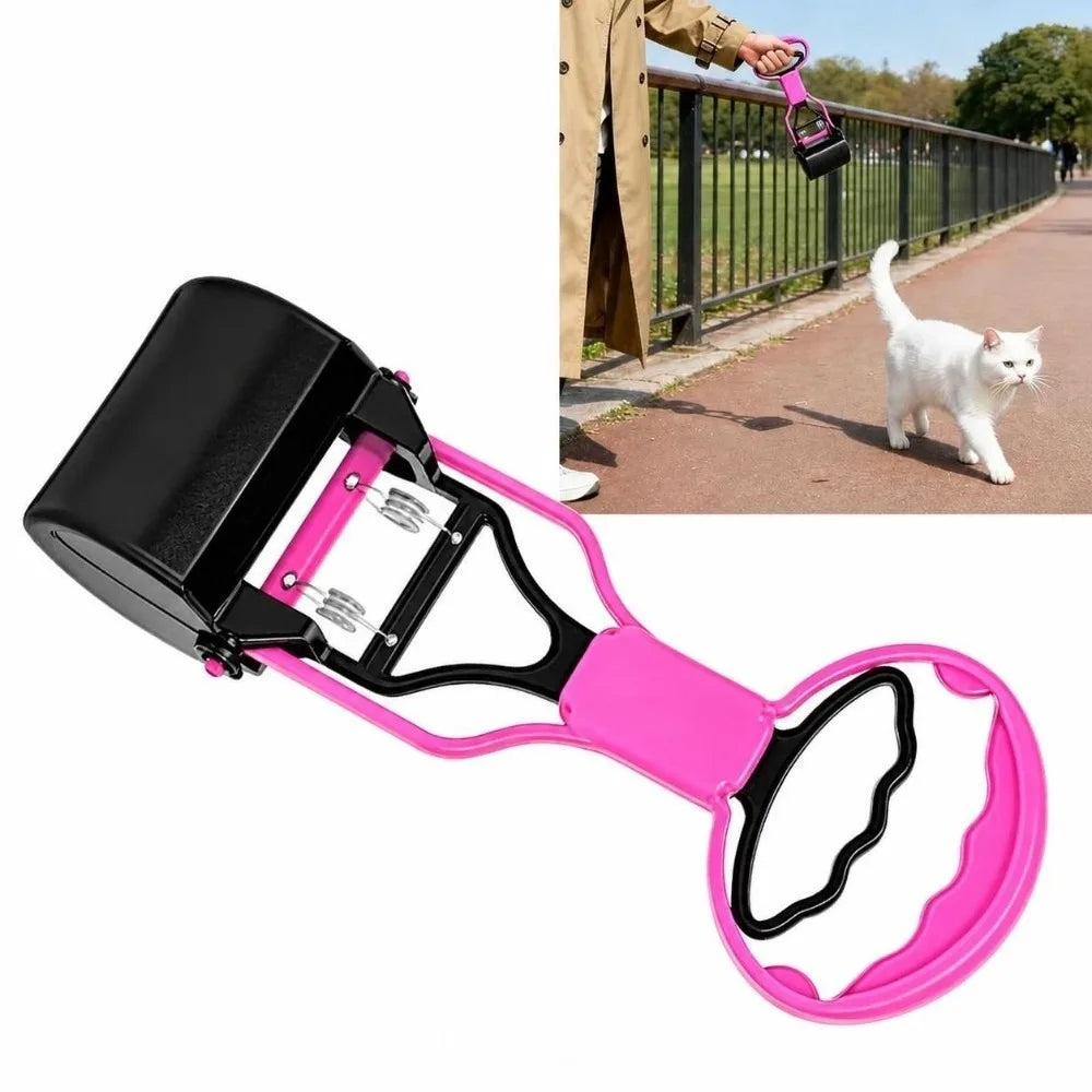 Lightweight Pet Pooper Scooper Spring Clamp for Dogs & Cats