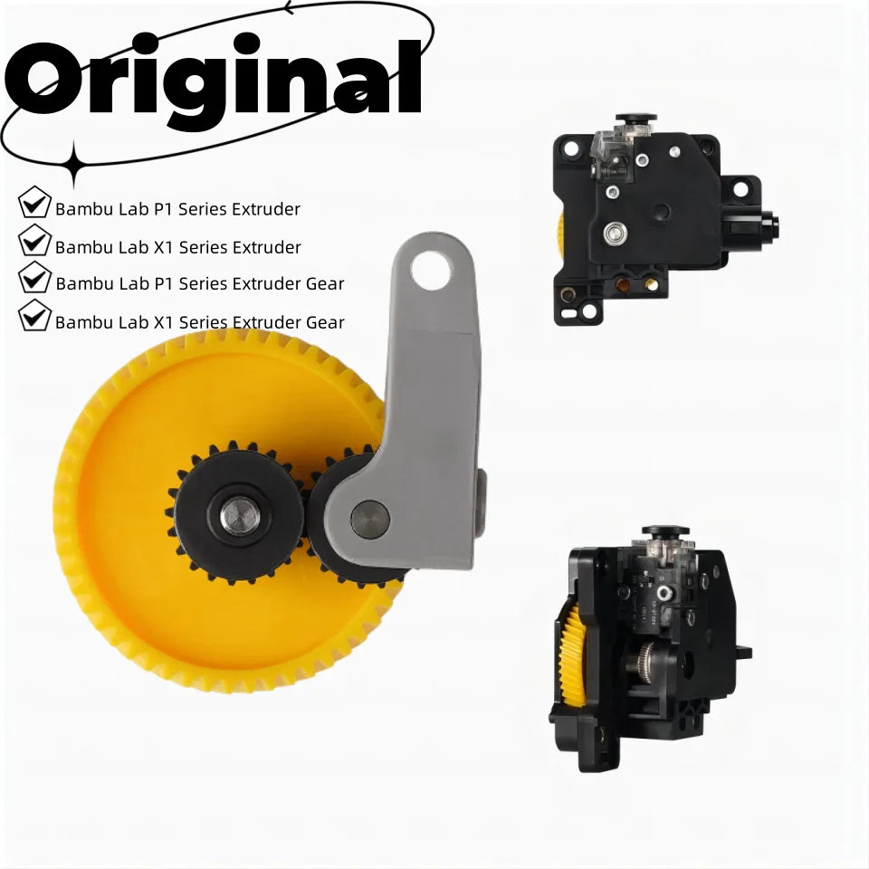 Bambu Lab P1S/P1P Dual Gear Direct Drive Extruder Hardened Steel