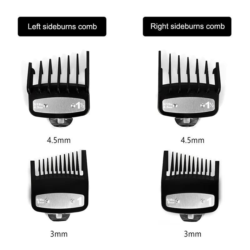 2-Pack Universal Hair Clipper Guide Combs & Trimmer Guards