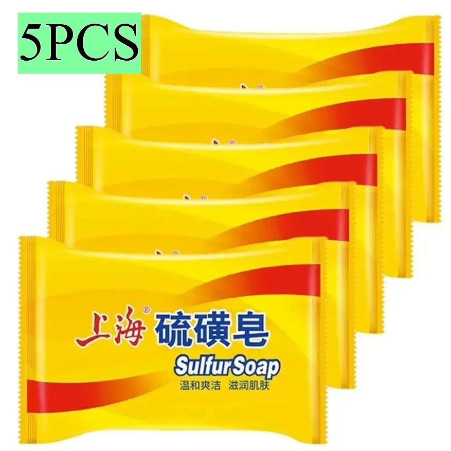 Shanghai Sulfur Soap Deep Cleansing Bar – 3 or 5 Pack
